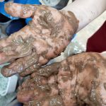 Lovely hands - messy play
